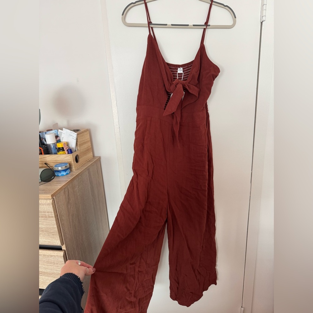 Burnt Orange/Rust Jumpsuit